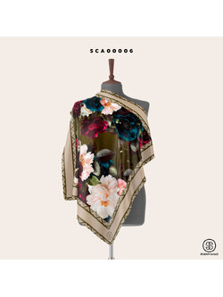 ผ้าพันคอพิมพ์ลาย Raspberry Collection รหัส SCA00006-SCA00007 #SOdAPrintinG