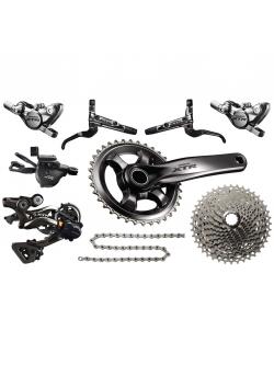 SHIMANO XTR GROUPSET 11, 1*11 สปีด กรุ๊ปเซท รุ่นจาน 1 ชั้น กะโหลก BB93,BB94 (ไม่รวมชุดดิสเบรค)