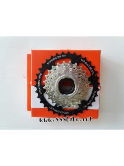 เฟืองหลังแบบเกลียว SUNRACE 7 SPEEDS MTB 14-34T MFM2A 7DVO