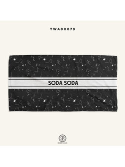 ผ้าเช็ดตัว ลาย Galaxy ใส่ชื่อได้ รหัส TWA00079 #SOdAtowel #SOdAhome