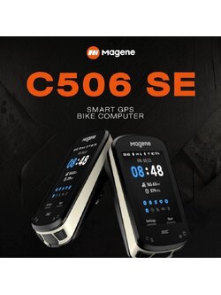 ไมล์จักรยาน MAGENE รุ่น C506 , C506SE สมาร์ท GPS มาพร้อมหน้าจอสีขนาด 2.4 นิ้ว ที่ให้ภาพคมชัดมองเห็นได้ชัดเจนในทุกสภาพแสง พร้อมดีไซน์ที่ทันสมัย น้ำหนักเบาเพียง 76 กรัม