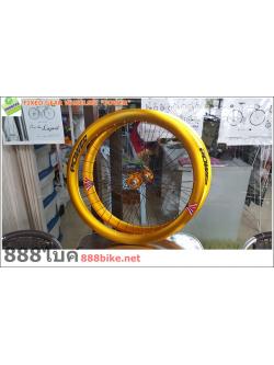 ชุดล้อสำเร็จ ล้อ Fixed gear ขอบสูง 50mm. (ชุดล้อ ฟิกเกียร์) 700C