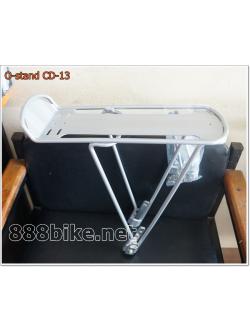 “O-STAND” ตระแกรงท้าย 26”-28",700c TranzX, รุ่นปรับขาได้, สี ดำ สีเงิน ,CD-13