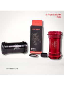 กะโหลก S-fight รุ่น BB30k ลูกปืน Ceramic ขนาด 68/73MM. เบ้ากะโหลก 42 mm (S545) กะโหลกอัด