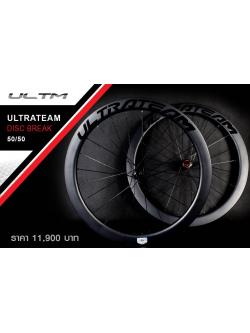 ล้อคาร์บอน SuperTeam ล้อเสือหมอบดิส Ultrateam disc brake ขอบ 50/50 ดุมแบริ่ง Ultrateam