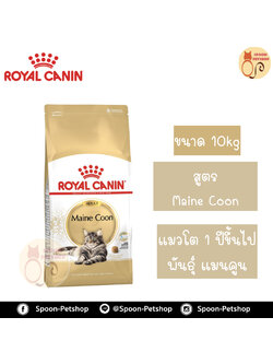Royal Canin อาหารแมว โรยัล คานิน Mainecoon 31 สำหรับ แมวโต สายพันธุ์แมนคูน กระสอบ 10kg