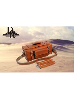 กระเป๋าตะแกรงหลังหนัง DARKROCK COWHIDE Roof Bag COW LEATHER PANIER BAG.