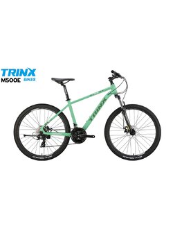 จักรยานเสือภูเขา Trinx M500E เฟรมอลู 24 สปีด ล้อ 27.5 ดุมแบร์ริ่ง ,NEW 2025