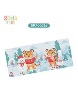 แผ่นรองเมาส์ Mouse Pad ลาย Winter #ใส่ชื่อได้ รหัส DPA00056 ⛄️❄️#Winter #SOdAbaby