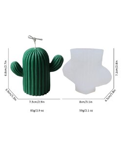 พิมพ์ซิลิโคน กระบองเพชรใหญ่