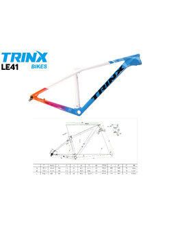 เฟรมเสือภูเขา TRINX รุ่น LE41 MTB Frame Full Carbon 29er BOOST NEW 2024
