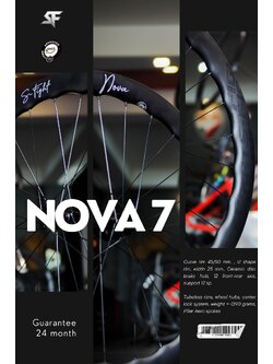 ชุดล้อเสือหมอบ 𝙎-𝙁𝙞𝙜𝙝𝙩 𝙉𝙊𝘼 𝟳 𝘾𝙐𝙍𝙑𝙀, WH-001 Carbon Wheelset 11sp, ขอบ Curve 45/50 mm. ขอบทรง U กว้าง 25 mm. ดุม CERAMIC, 2023