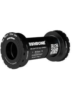 กะโหลก WISHBONE BB386 Ceramic | Shimano HT2 / SRAM DUB / Praxis M30 | เฟรมมาตรฐาน 46x86.5mm | น้ำหนักเบา 121–130 กรัม | รับประกัน 2 ปี