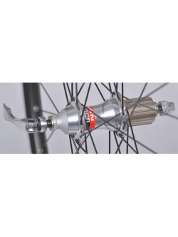 ดุมวีเบรค NOVATEC ดุมหน้า/หลัง V-Brake แบร์ลิ่ง MTB, โม่โครโม, 32H, 36H, สีเงิน f062SB+a141SB