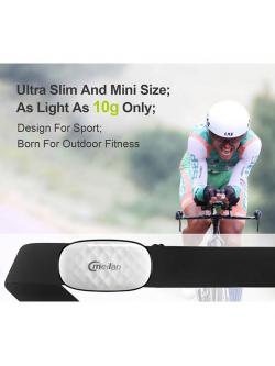 สายคาดอก Meilan C5 Heart Rate Monitor Fitness Tracker BT/ANT+ Cordless for Sports Bike Computer Phone