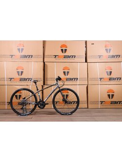 จักรยานไฮบริด TEAM Shelley New Hybrid เกียร์ชิมาโน่+Ltwoo 24sp(3*8) ดิสน้ำมัน Hydraulic Disc Brake ล้อ 700c