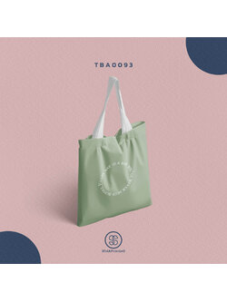 กระเป๋าแคนวาส พิมพ์ลาย minimal TBA0093 #SOdABag #SOdAPrintinG #กระเป๋า #กระเป๋าผ้า