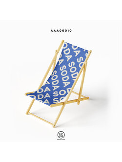 เก้าอี้ชายหาด SOdA Collection สีฟ้า AAA00010 #เก้าอี้ชายหาด #SunLounge #SOdAhome #SOdAPrintinG