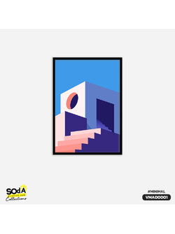 ภาพตกแต่งบ้านสำเร็จรูป Colorful City VMA00001 #SOdAcollection #ภาพตกแต่งบ้านสไตล์มินิมอล #มินิมอล #MINIMAL