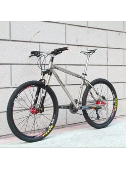 เฟรมจักรยาน PALOMA Licorne เหล็ก Reynolds 520 – สีไทเทเนียม 4 สี รองรับล้อ 26”/27.5” | เฟรมเสือภูเขาคลาสสิก น้ำหนักเบา