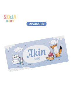 แผ่นรองเมาส์ Mouse Pad ลาย Winter #ใส่ชื่อได้ รหัส DPA00053 ⛄️❄️#Winter #SOdAbaby