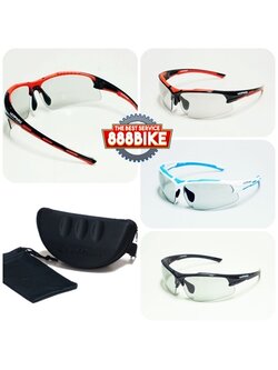 แว่นตา LEOPARD X-Ray Photochromic CYCLING SUNGLASSES เลนส์ปรับแสงอัตโนมัติ 2020