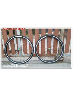ชุดล้อเสือหมอบ TUNDERBIRD 700C พร้อมยาง KENDA 700X26C ,E-WST700CT