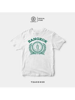 เสื้อยืด พิมพ์ลาย ตราสัญลักษณ์ กรุงเทพมหานคร Bangkok รหัส TSA00459 #ตราสัญลักษณ์จังหวัด #SOdAtee #SOdAPrintinG