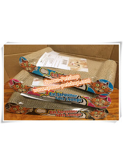 ที่ลับเล็บ ของเล่นแมว โซฟาแมว Kinchla รุ่นแซลมอน กระดาษลับเล็บ ลูกฟูก