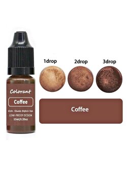 สีผสมเทียนน้ำ-COFFEE