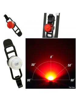 CATEYE ไฟกระพริบแคทอาย LOOP2 RC, SL-LD140RCFR, USB, หน้า/หลัง, สีแดง/สีขาว