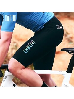 กางเกงจักรยานขาสั้น LAMEDA MEN MINIMAL | สีดำ, น้ำเงินเข้ม ไซส์ S-2XL