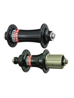 ดุมวีเบรค NOVATEC ดุมหน้า/หลัง V-Brake แบร์ลิ่ง MTB, โม่โครโม, 32H, 36H, สีดำ (A141SB F162SB)