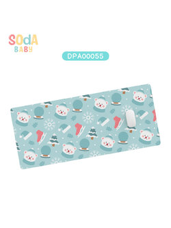 แผ่นรองเมาส์ Mouse Pad ลาย Winter #ใส่ชื่อได้ รหัส DPA00055 ⛄️❄️#Winter #SOdAbaby