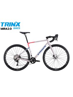 จักรยานเสือหมอบ TRINX MIRA2.0 Road Bike BICYCLE ล้อ 700C เกียร์ SHIMANO GRX 11 สปีด เฟรม Carbon NEW2024