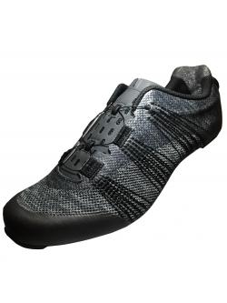 รองเท้า X-WIND EXPERT Q PRO road car knitting shoes ผ้าถัก มีไซส์ 41-45 สีเทาดำ และ สีเทาเหลือง
