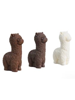 พิมพ์ซิลิโคน รูปสัตว์ อัลปาก้า 3D สําหรับทําเทียน