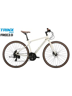 TRINX FREE 2.0 จักรยานไฮบริด TRINX เกียร์ 24 สปีด 700C เฟรมอลูมิเนียม, TRINX NEW2024