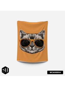 ผ้าติดผนัง ผ้าแขวนผนัง ผ้าตกแต่ง Persian Cat WCA00014 #SOdAhome #SOdAPrintinG #WallCloth #แมว #ทาสแมว