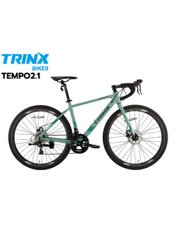 จักรยานเสือหมอบ TRINX TEMPO2.1 SHIMANO 14 สปีด เฟรมอลู ล้อ 700C TRINX MY2024