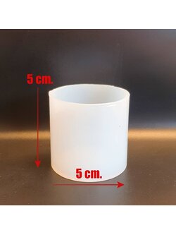 พิมพ์ซิลิโคน ทรงกระบอก ขนาด 5x5 cm.