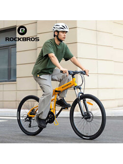 จักรยานเสือภูเขาพับได้ ROCKBROS SGD เฟรมอลูมิเนียม 26 นิ้ว เกียร์ 24 สปีด