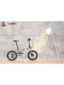 จักรยานพับได้ BACKER X-LITE PLUS วงล้อ 20 นิ้ว เฟรมอลู เกียร์ชิมาโน่ 105 mix 2021