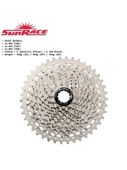 สเตอร์หลัง SUNRACE 10 สปีด CSMS2 CASSETTE MTB 11-40 WIDE RANGE