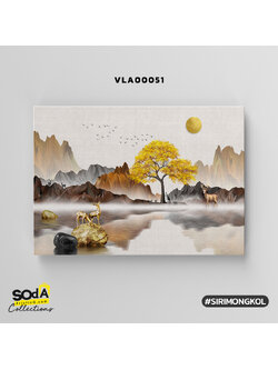 ภาพตกแต่งบ้านสำเร็จรูป Golden Deer Collection The Marvelous Deer รหัส VLA00051 #GoldenDeer #SIRIMONGKOL #ภาพมงคล #SOdACollction