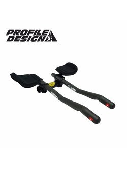 แฮนด์แอโร่บาร์จักรยาน PROFILE DESIGN T2+ CARBON | สีดำด้าน