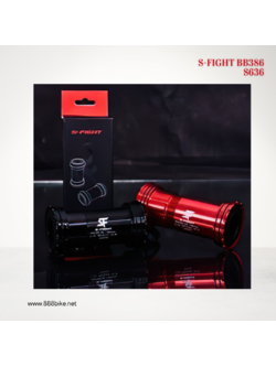 กะโหลก อัดเกลียว S-fight รุ่น BB386 ขนาด 46มม. เฟรม 86.5มม. Ceramic Bearing, s636