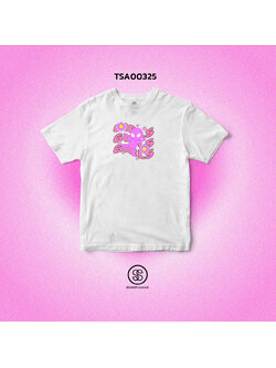 เสื้อยืด พิมพ์ลาย GIRLS Y2K Collection สีขาว รหัส TSA00325 #เสื้อ #เสื้อยืด