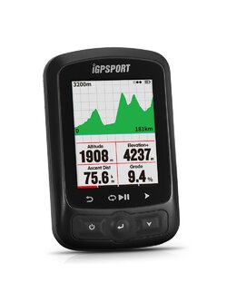 ไมล์จักรยาน IGPSPORT IGS618 ANT+ ฟังก์ชั่นเครื่อง GPS หน้าจอสี เมนูภาษาไทย