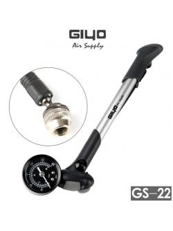 สูบโช้คลมจักรยาน GIYO Shock Pump With Universal Pump Head, GS-22 แบบพกพา